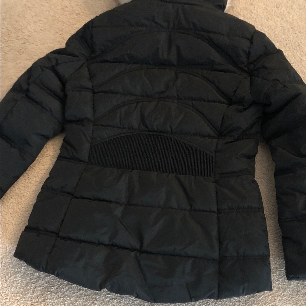 Nautica Women's Black Puffer Coat with Faux Fur Trim - Picture 8 of 8